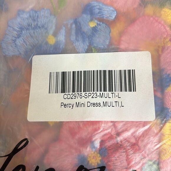 🍋 For Love and Lemons Percy Mini Dress Large NEW $319 - Picture 3 of 6